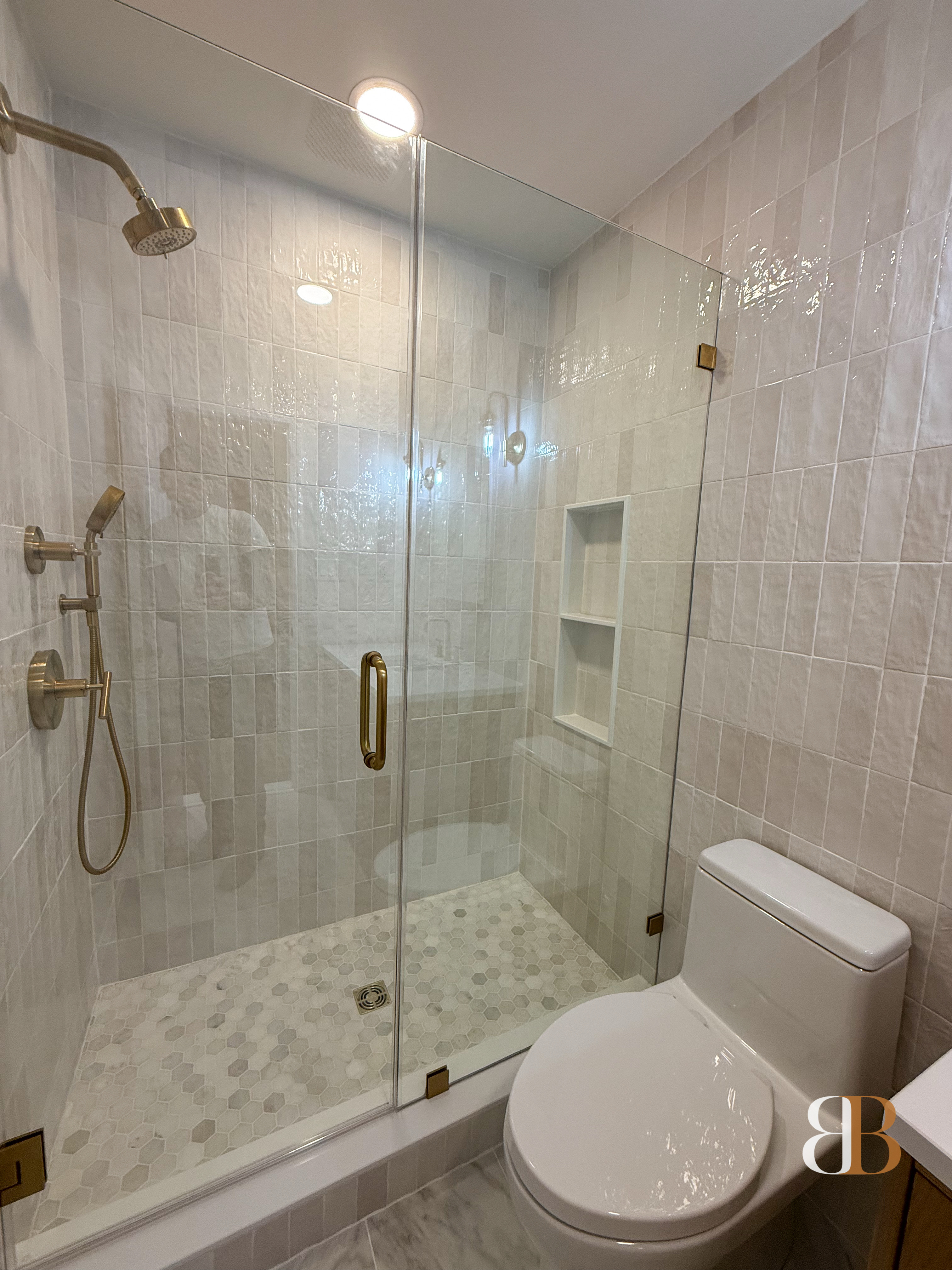Transitional bathroom remodel in Ambler by B&B Associates Creations — photo 9